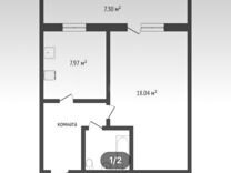 1-к квартира, 34.9 м², 4/10 эт.