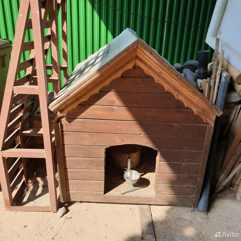 Зимняя будка для собаки купить на Зозу.ру - фотография № 2