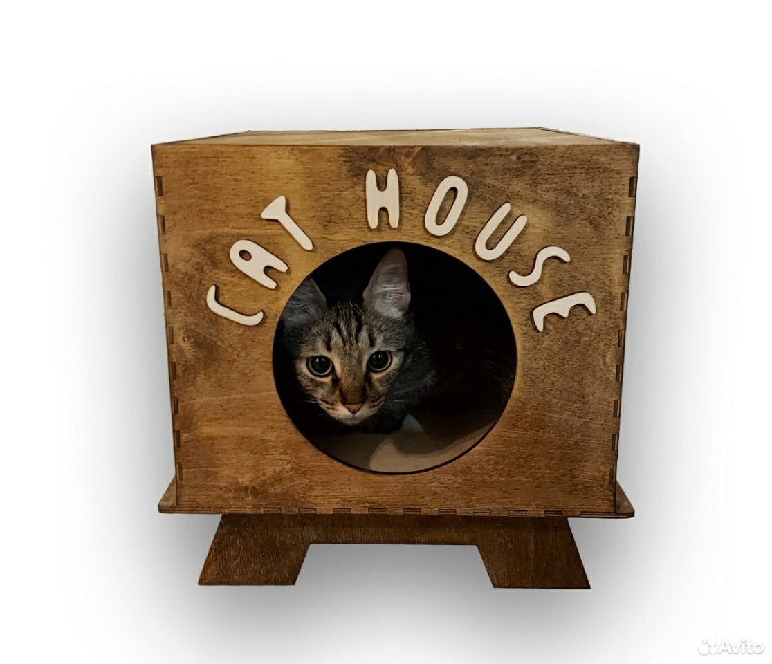Домик для котика кошечки котят купить на Зозу.ру - фотография № 1