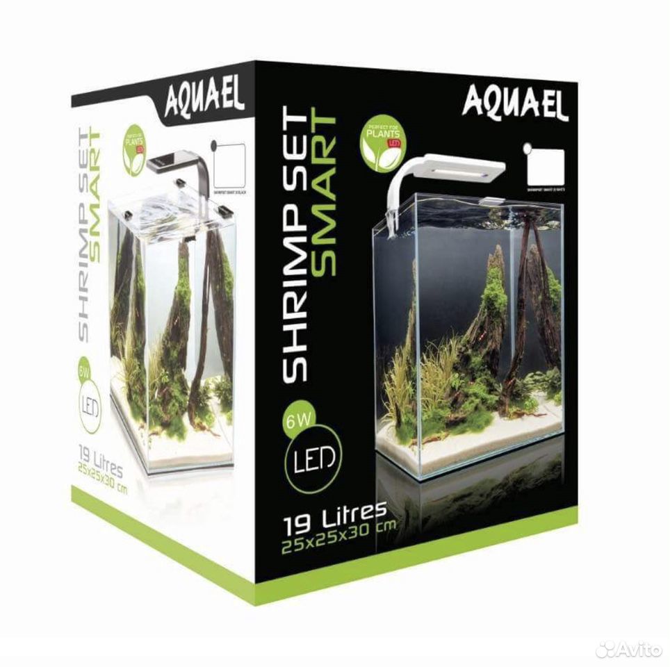 Aquael Аквариум Shrimps Set Smart Plant 10 литров