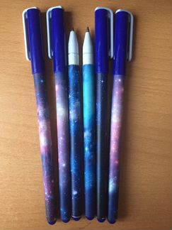 Ручки с изображением космоса
