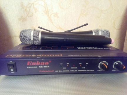 Радиомикрофоны enbao sg-922 полный комплект