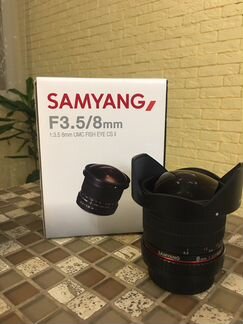 Samyang f3.8mm fisheye