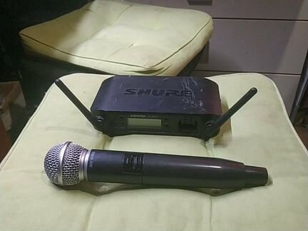 Микрофон shure sm58 glxd4 wifi радио