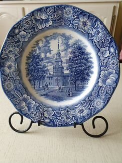 Коллекционная тарелка Liberty Blue 27 см (Англия)