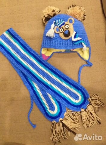 Комплект шапка и шарф