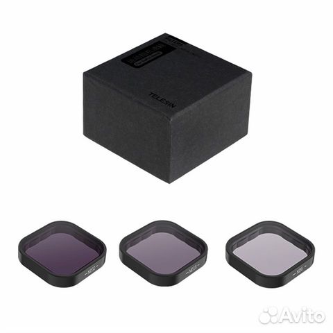 Три фильтра для GoPro 11/10/9: ND8 / ND16 / ND32