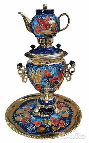 Самовар электрический 3 литра набор с автоотключем