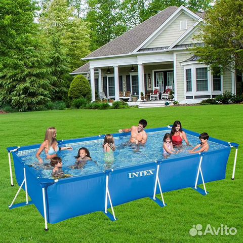Каркасный бассейн 450х220х84 см intex 28273