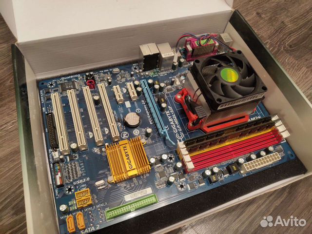 AMD athlon II X4 620 + охлаждение + блок питания