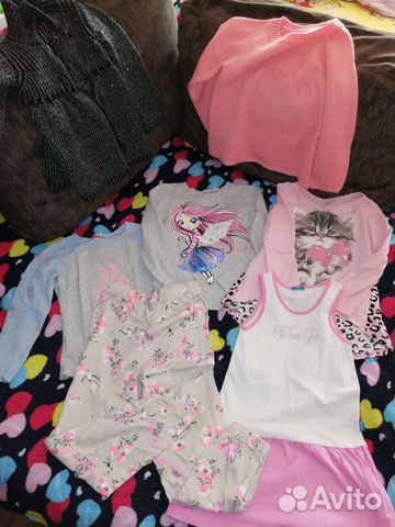 Вещи пакетом для девочки на рост 110-116