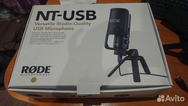 Студийный микрофон rode NT usb