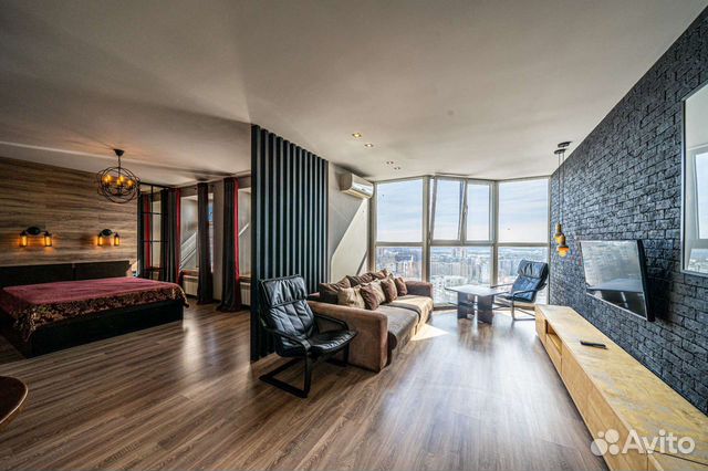 

Квартира-студия, 55 м², 2 кровати