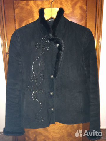 Замшевая итальянская куртка р.44-46 Замшевая итальянская куртка р.44-46