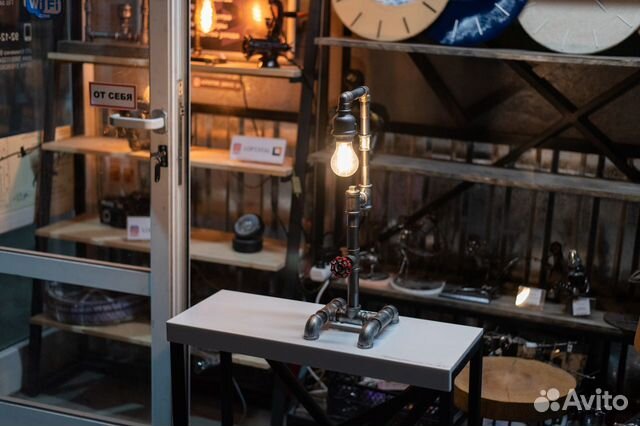 Винтажный светильник от Loft Сталь