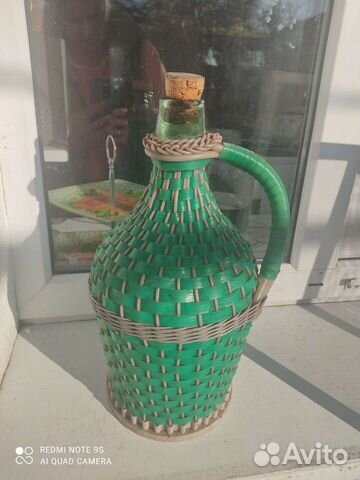 Кувшин для вина плетёный Чехия