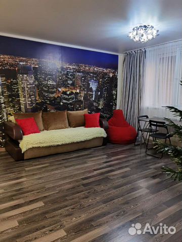 

1-к. квартира, 42 м², 3 кровати