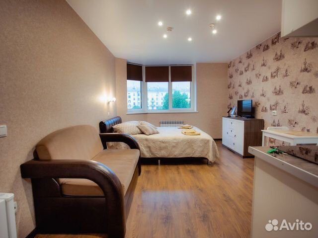 

Квартира-студия, 25 м², 2 кровати