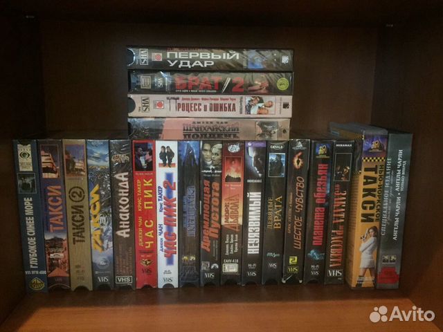 Видеокассеты формат VHS фильмы 21 шт