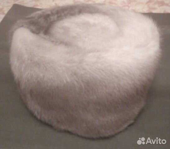 Норковая женская шапка 