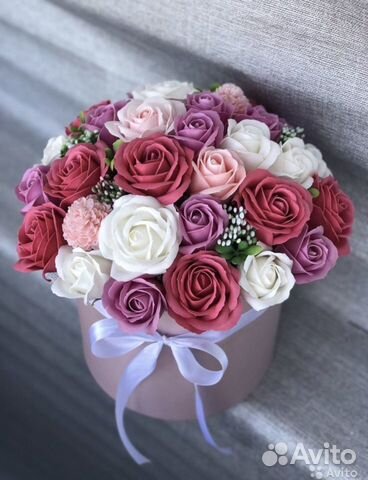 Подарок - мыльные розы