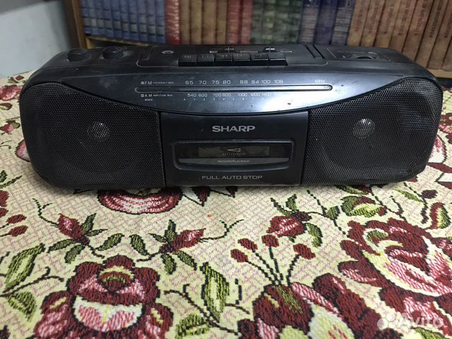 Магнитола sharp qt-270ht(bk)