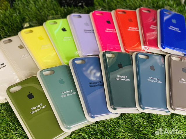 Качественные чехлы Silicone Case на iPhone