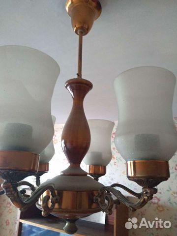 Люстра потолочная бу