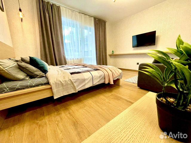 

1-к. квартира, 38 м², 2 кровати