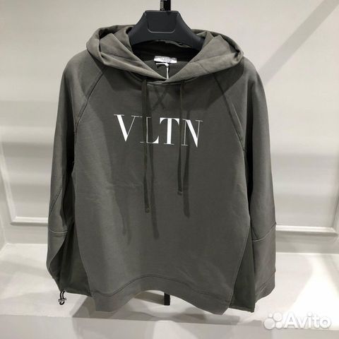 Худи Valentino 2022 черн/хаки оверсайз S M L XL XX