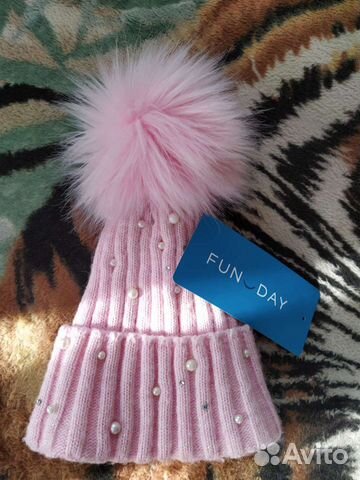 Шапка детская для девочки новая