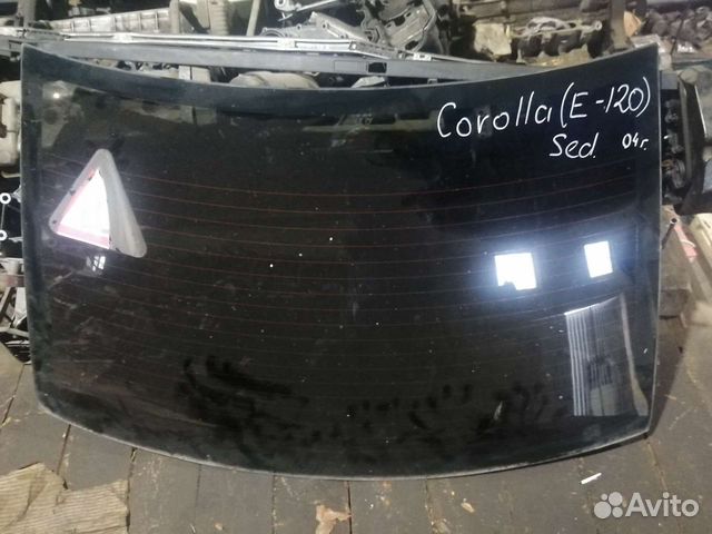 Стекло заднее Toyota Corolla, 120 седан