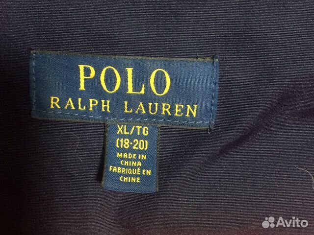 Пуховик ralph lauren мужской