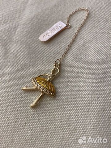 Закладка для книги «балерина» металлическая