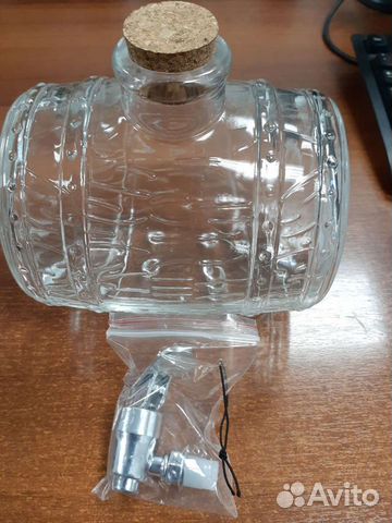 Емкость литровая Бочонок