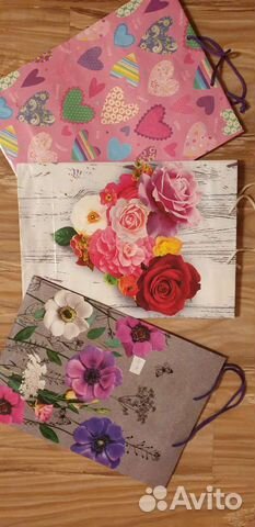 Бумажные пакеты подарочные