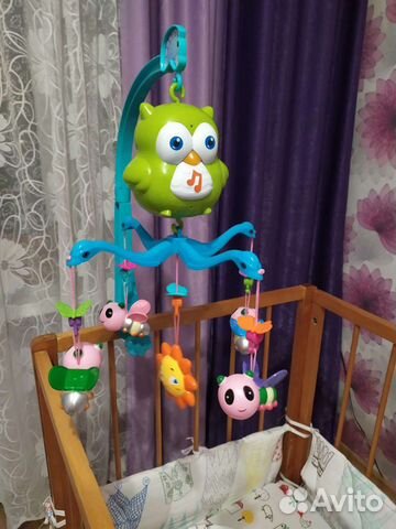 Мобиль музыкальный, Совушка зоопарк