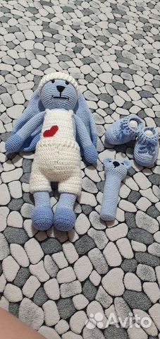 Набор для малыша, игрушки, вязаные игрушки