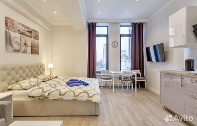 

1-к. квартира, 28 м², 2 кровати