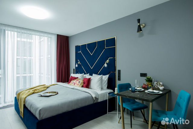 

Квартира-студия, 30 м², 2 кровати