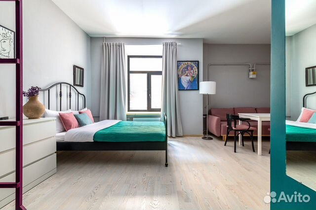 

Квартира-студия, 30 м², 3 кровати