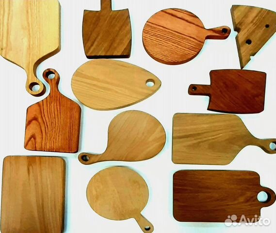 Доска деревянная для подачи кухонная разделочная
