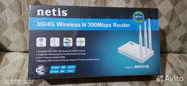 Роутер netis 3G/4G, WI-FI новый