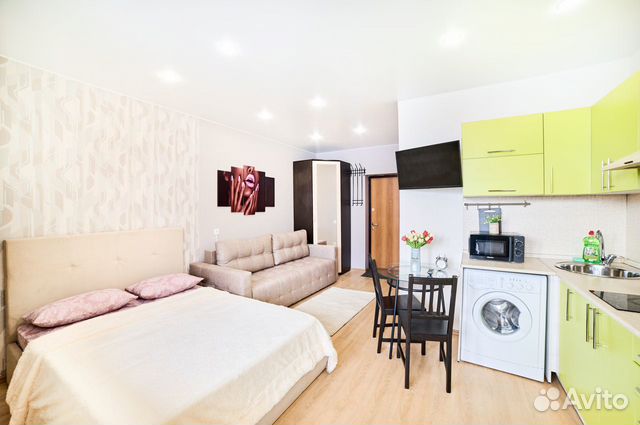 

Квартира-студия, 30 м², 2 кровати