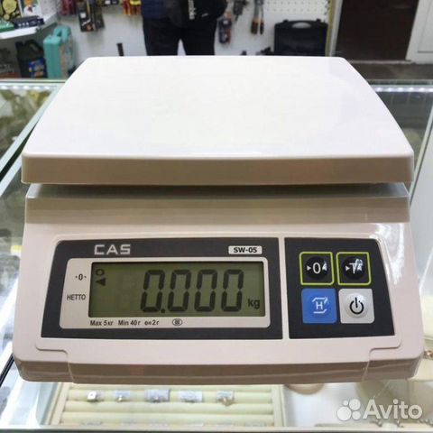 Весы CAS SW-5 б/у в прекрасном состоянии
