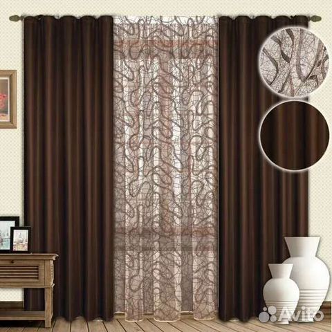 Тюль на 3 метровый карниз