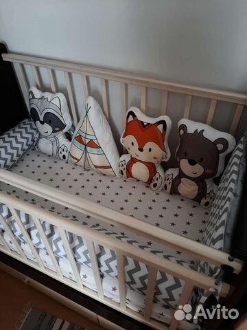 Бортики в детскую кроватку