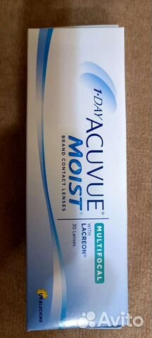 Линзы контактные однодневные acuvue moist