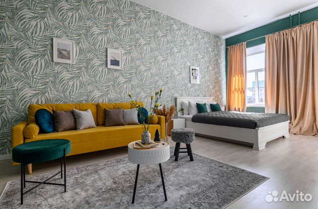 

1-к. квартира, 45 м², 2 кровати
