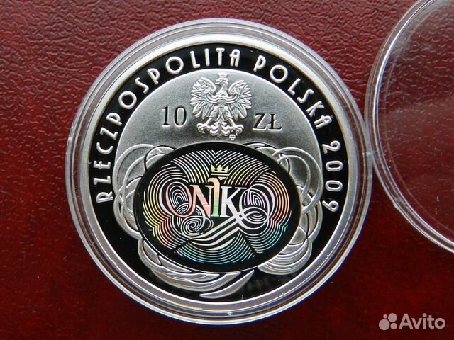 Польша 10злотых 2009 Контрольная палата Ag925 N Польша 10злотых 2009 Контрольная палата Ag925 N